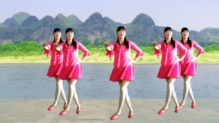初级入门广场舞《走进我的心房》优美旋律，舞姿优美