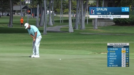 2025高尔夫美巡赛索尼公开赛 第三轮全场回放（下）
