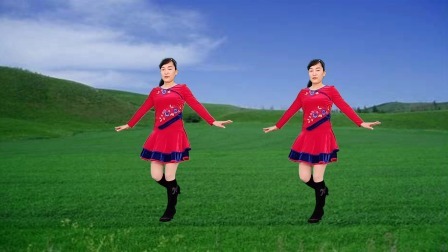 广场舞《我在草原遇见你》编舞：花语