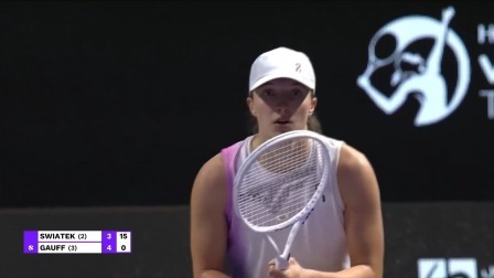 【全场回放】斯瓦泰克0-2高芙 2024WTA年终总决赛小组赛