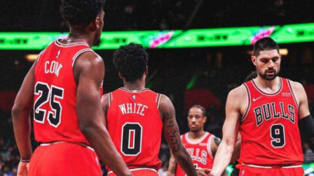 2021-2022赛季NBA集锦 武切维奇24+14 德罗赞23+10 公牛轻取开拓者