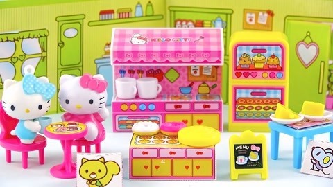玩具益趣园 凯蒂猫迷你蛋糕甜品店