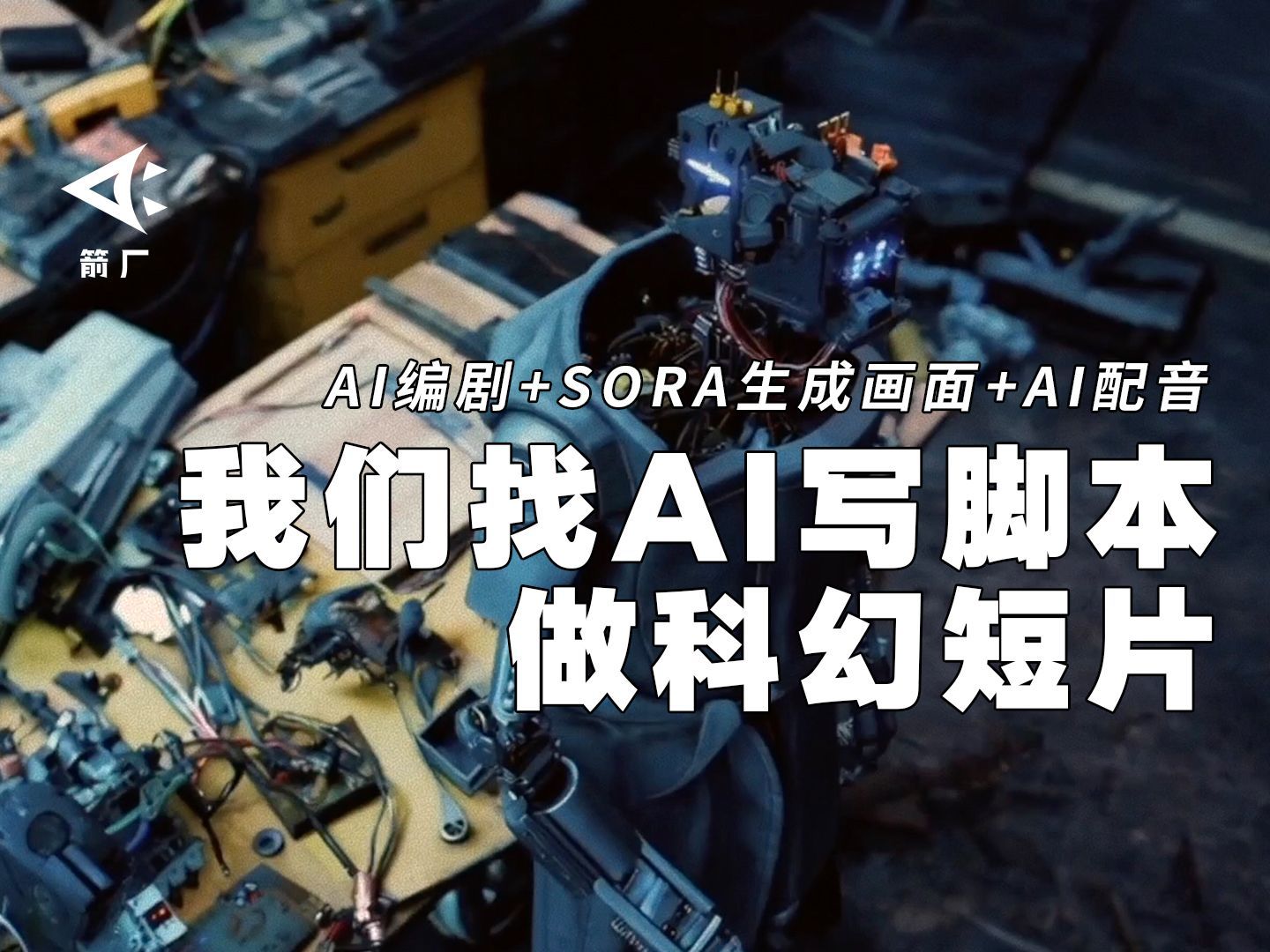 用AI找回前世记忆？AI编剧+SORA生成画面+AI配音科幻短片