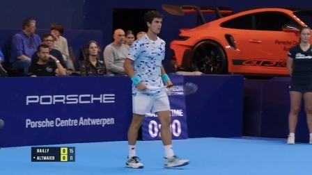【全场回放】奥特迈尔2-0巴伊 2024年ATP安特卫普站第一轮