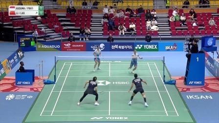 【全场回放】李怡婧/罗徐敏2-0库苏马/阿玛莉亚 2024韩国大师赛 女双半决赛