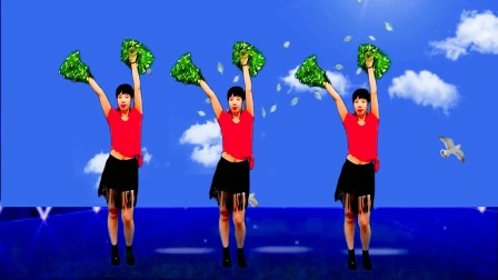 时尚舞步，传递正能量，大家跟我一起舞出健康来