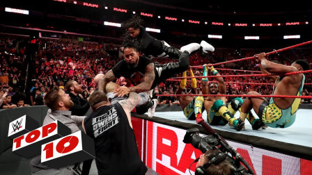 WWE RAW 2019 【RAW 06/17十佳集锦】罗门伦斯大暴走