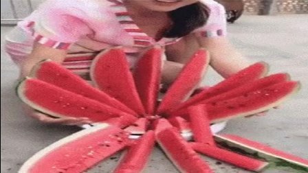 猿创精选 夏日最火切西瓜姿势 这样切自带冰镇口感 64