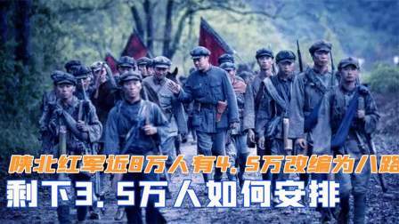 史记文学社第三季 陕北红军近8万人，有4.5万改编为八路军，剩下的如何安排