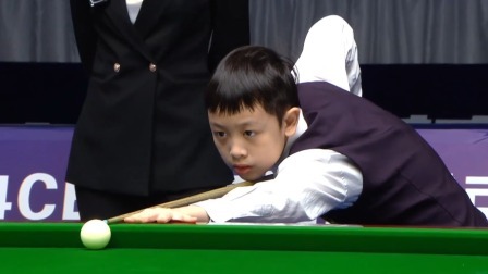 【全场回放】王俊丞0-3伍杨智杰 斯诺克中青赛延安站 少年组