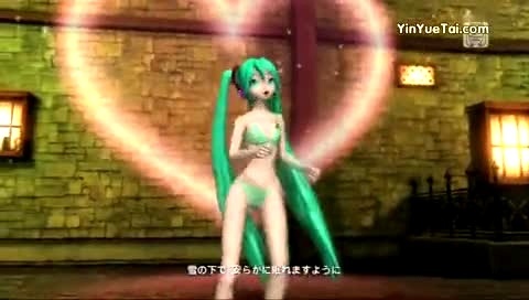 初音未来 金圣夜霜雪朽 泳装版-初音未来 (初音,miku)