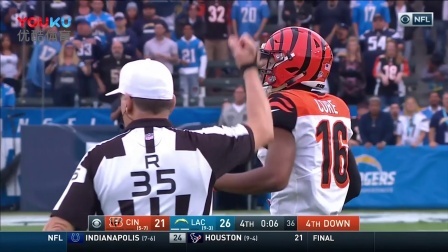 【NFL第14周比赛集锦】猛虎21-26闪电