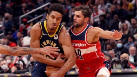 NBA常规赛-丁威迪34+9 奇才加时险胜步行者