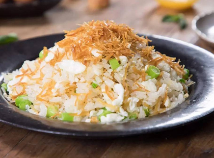 美食台 瑶柱蛋白炒饭 蛋炒饭的进化版