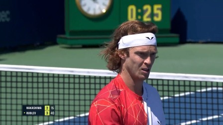 【全场回放】卢布列夫2-0中岛布兰登 2024ATP蒙特利尔大师赛第三轮