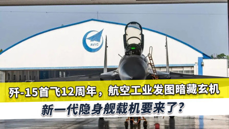 官方发布歼15重磅图片暗藏玄机，新一代隐身舰载机要来了？
