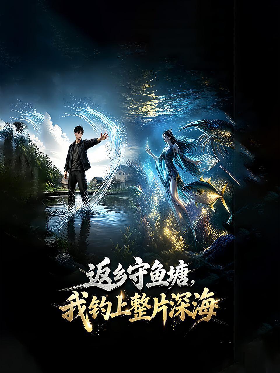 返乡守鱼塘，我钓上整片深海