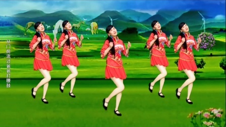 广场舞《火一样的信天游》 突然大火，跟我扭秧歌