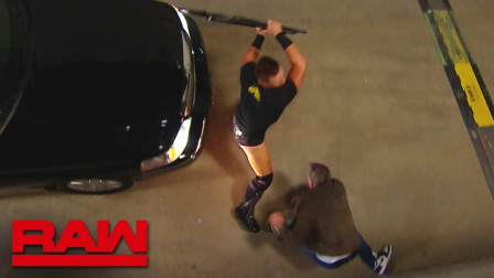 WWE RAW 2019 【RAW 05/06】米兹穷追猛打 谢恩逃到停车场