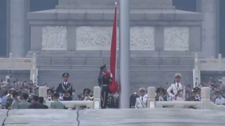 庆祝中国人民解放军建军95周年 天安门广场举行升旗仪式 庆祝建军95周年