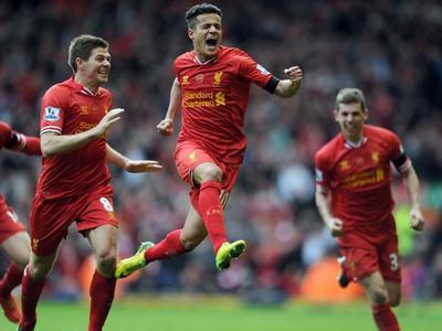 英格兰足球超级联赛 13-14赛季第34轮 利物浦VS曼城
