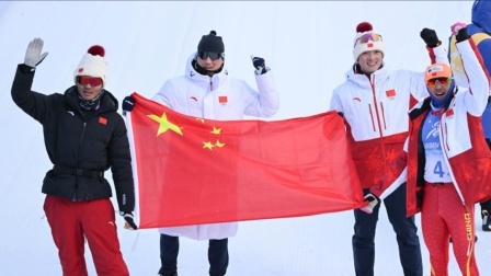 第31金！中国获亚冬会越野滑雪男子4×7.5公里接力金牌