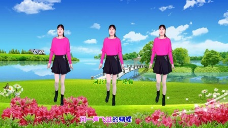 春天优美广场舞《爱情花蝴蝶》32步附教学