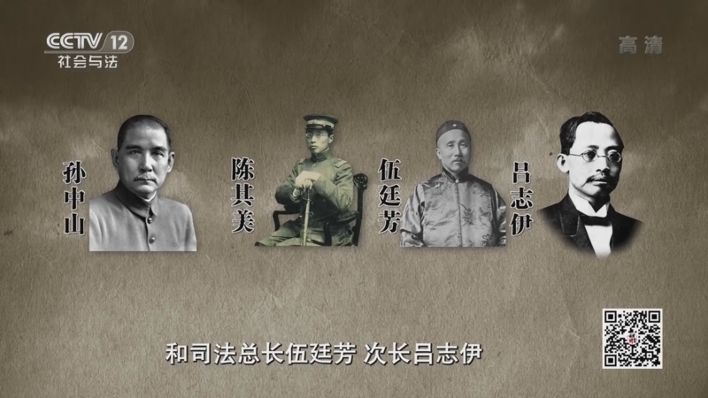 法律讲堂 《法律讲堂(文史版)》 20220321 民国大案·民国司法第一案（上集）