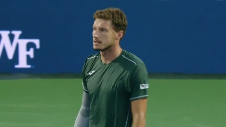 【全场回放】布斯塔退赛，米克尔森晋级 2024ATP温斯顿萨勒姆半决赛