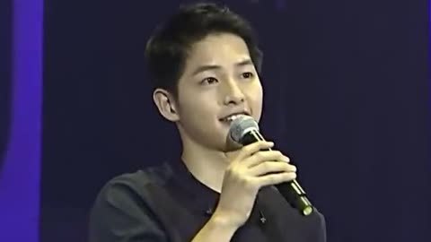 宋仲基粉丝见面会 宋仲基力挺好友李光洙