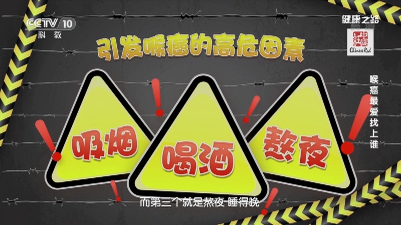 健康之路 《健康之路》 20201217 喉癌最爱找上谁