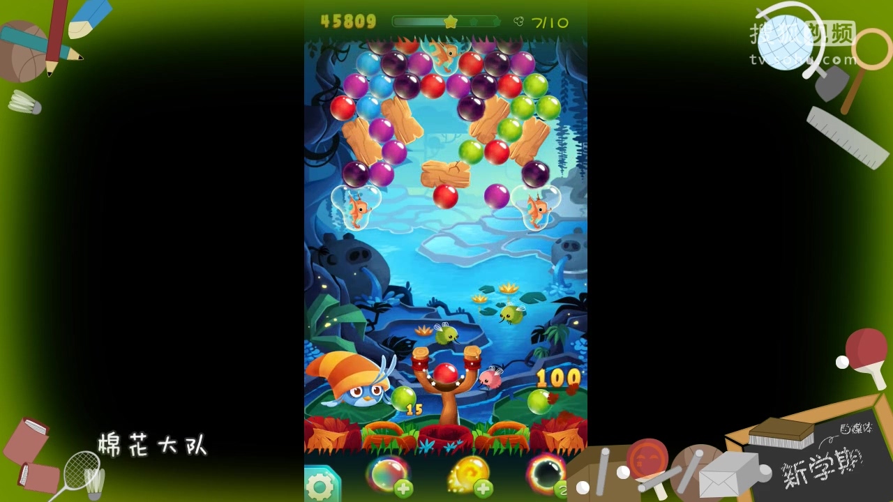 《棉花大队》小游戏，愤怒的小鸟Stella POP - 113关