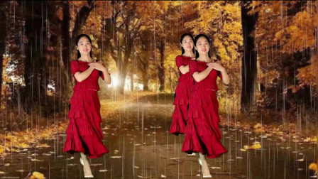 动感时尚广场舞 健身操《雨中泪DJ》治疗肩周炎.排毒锻练身体好