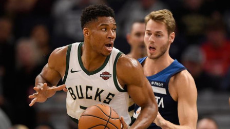 NBA流言收割机 字母哥34+15+6维金斯25分 雄鹿狂胜森林狼豪取三连胜