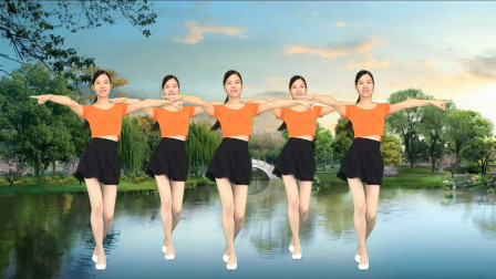 广场舞《你是我的人》简单摆胯32步瘦腰健身舞