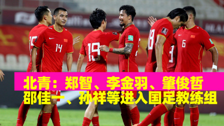 中国男足冲击2022世界杯 北青：郑智、李金羽、肇俊哲、邵佳一、孙祥等进入国足教练组
