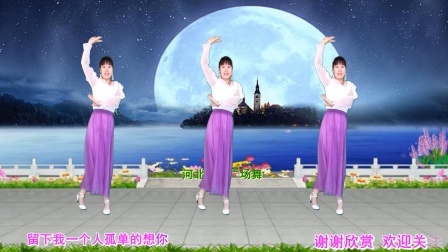 动感广场舞《对着月亮说声我爱你》新32步