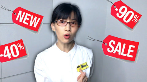 papi酱 爆笑！如果化妆品BA去卖菜