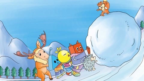 积木宝贝闯世界 第3季 滑雪大冒险和滚雪球游戏