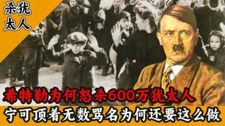 史记文学社第三季 希特勒为何怒杀600万犹太人？宁可顶着无数骂名为何还要这么做