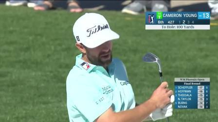 【球员集锦】卡梅隆·杨手感不佳，擦洞而过吃Bogey