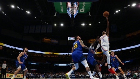 2021-2022赛季NBA集锦 NBA-亚历山大27+11 约基奇13+7 雷霆击退掘金