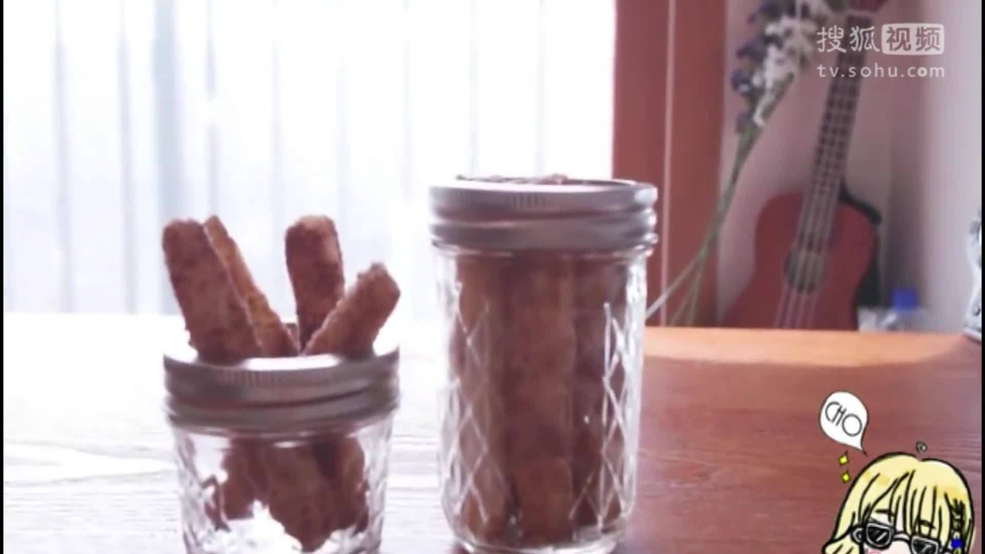 美&middot;食 自己做的韩式油条像中式手指饼一样，一点都不油腻