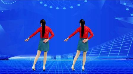 情歌广场舞，歌醉舞美《一辈子牵手到老》背面