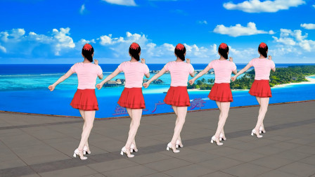 《爱疯了》火爆热曲一支舞，快乐健身好节奏，附分解