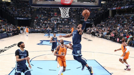 2021-2022赛季NBA集锦 狄龙30+7 布克41分 残阵灰熊7人上双终结太阳9连胜