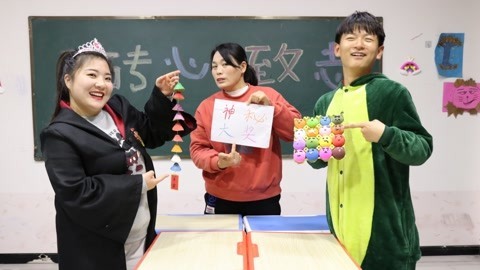 教室突然空降鸡蛋托盘，小晴变废为宝，用它做出彩色的风铃