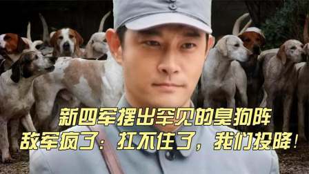 史记文学社第三季 新四军摆出罕见的臭狗阵，敌军疯了：扛不住了，我们投降！