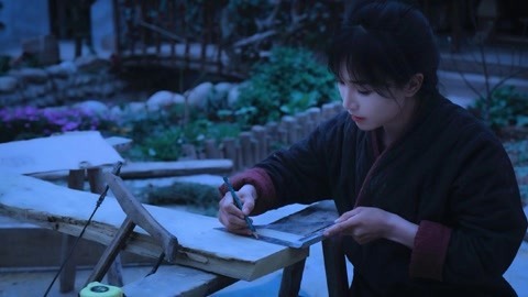 李子柒古香古食 刨凿锯削间朽木新生
