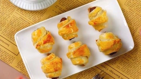 罐头小厨 手抓饼做成可颂！